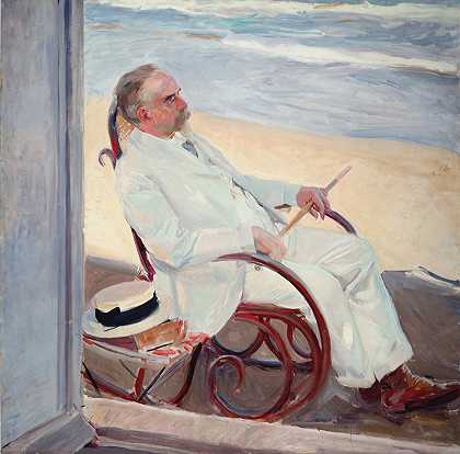 《海滩上的安东尼奥·加西亚》（Antonio García at the Beach）