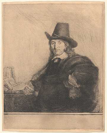 伦勃朗·范·里恩的《画家（克拉伯特杰）扬·阿塞利恩》