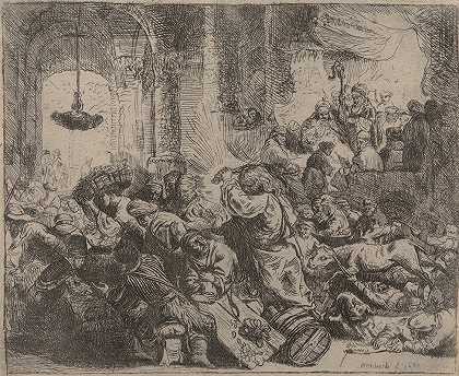 伦勃朗·范·里恩（Rembrandt van Rijn）的《基督把货币兑换商赶出神庙》