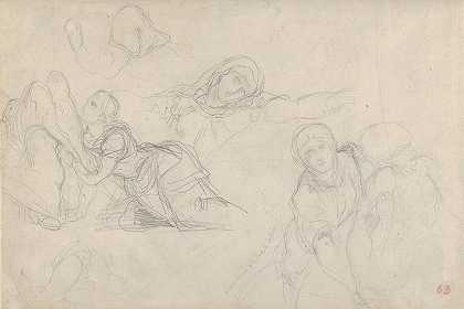 欧仁·德拉克罗瓦的《圣母和圣女哀歌研究》