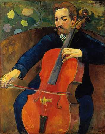 保罗·高更的《大提琴演奏家施奈克鲁德》