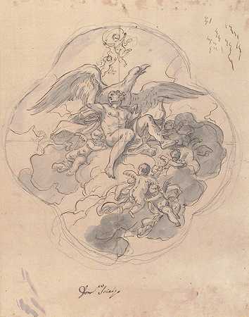 弗朗西斯科·索利梅纳的《朱庇特和他的鹰》