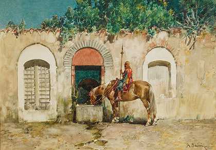 阿尔贝托·帕西尼的《喷泉的骑手》