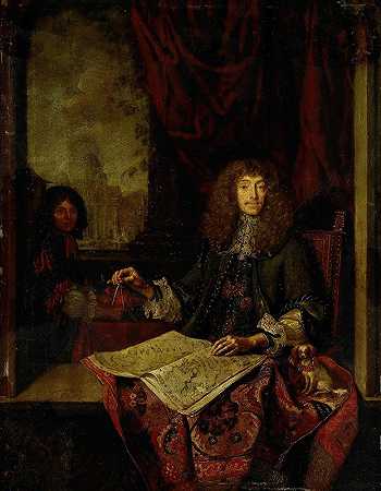 雅各布·图伦夫列特《圣墓骑士、出生于阿姆斯特丹的亚洲探险家凯尔·奎纳（1622-89）肖像》