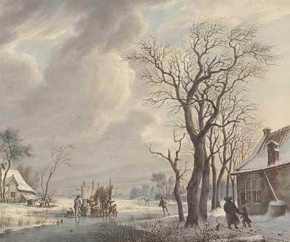 《冬季风景与冰上娱乐》，小阿伦德·范·格拉斯霍斯特著。