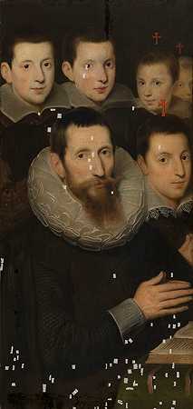 《五个儿子的捐赠者》作者：Cornelis de Vos