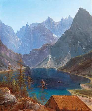 马蒂亚斯·鲁道夫·托马的《山湖》
