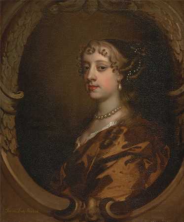彼得·莱利爵士的《弗朗西斯·萨维尔夫人，后来的布鲁德内尔夫人》