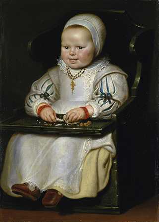 《画家的三女儿苏珊娜·德·沃斯肖像》（Cornelis de Vos）