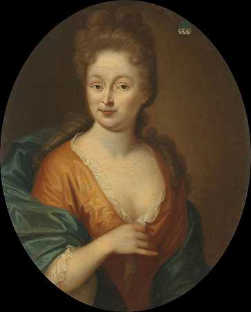 《一个女人的肖像，可能是伊丽莎白·霍勒尔，狄奥多鲁斯·里斯维克的妻子》，作者：彼得·范德沃夫