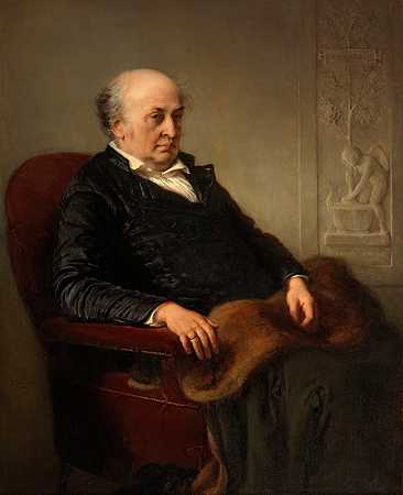 爱德华·朱利叶斯·弗里德里希·本德曼的《画家威廉·沙多》