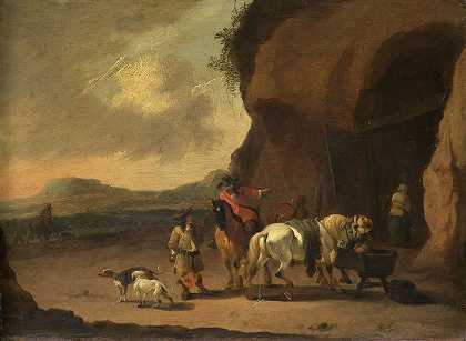 Pieter Bout的《骑兵停在山口上》