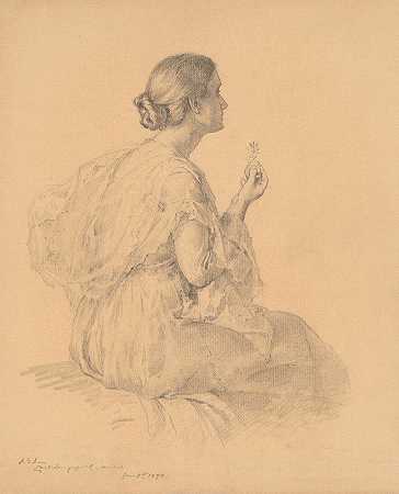 埃利奥特·戴恩格菲尔德的《艺术家妻子的肖像》