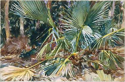 约翰·辛格·萨金特的《棕榈树》