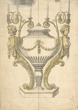 亨利·霍兰德（Henry Holland）的《烛形烛台》（Carytides Clasped）和《烛枝》（Candle Branch）