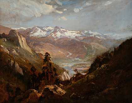 威廉·基思的《东西拉斯山谷的雪》