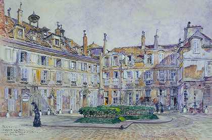 “Abbaye aux Bois内院，16 rue de Sèvres，1906年。Frédéric Houbron第7区