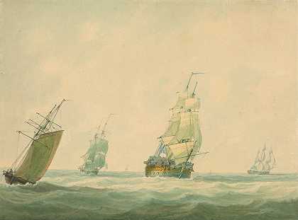 尼古拉斯·波科克（Nicholas Pocock）的《两层甲板和其他海上航运》
