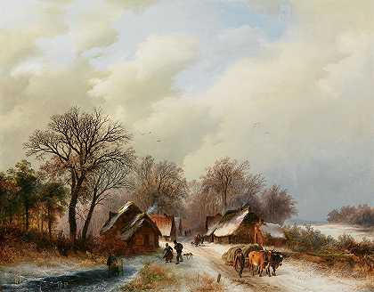 威廉·博德曼的《冬季风景》