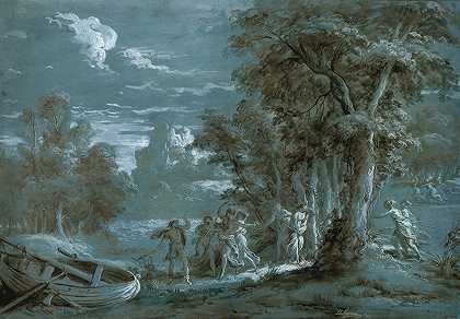 让-雅克·拉格伦（Jean-Jacques Lagrenée）的《Fénelon’s Télémaque的风景与场景》