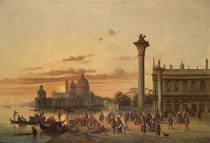 约瑟夫·卡尔·伯托尔德·普特纳的《圣马可广场》