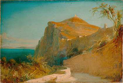 卡尔·布莱琴的《卡普里的提比略岩石》