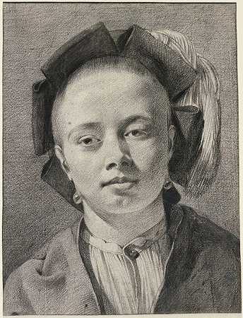 Leendert van der Cooghen的《年轻人的肖像》
