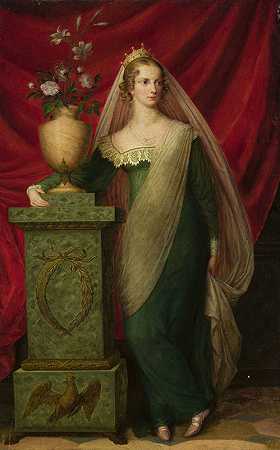 保罗·恩斯特·格鲍尔的《公主肖像》