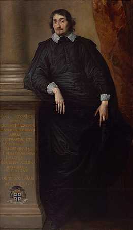 安东尼·范戴克（Anthony van Dyck）的《切萨·亚历山德罗·斯卡利亚·迪·弗鲁亚（Cesare Alessandro Scaglia di Verrua），斯塔法尔达和曼达尼奇的修道院院长》