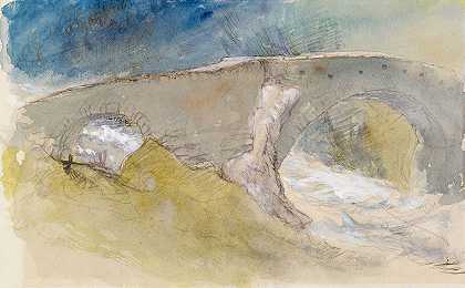 约翰·罗斯金的《山洪上的老桥》