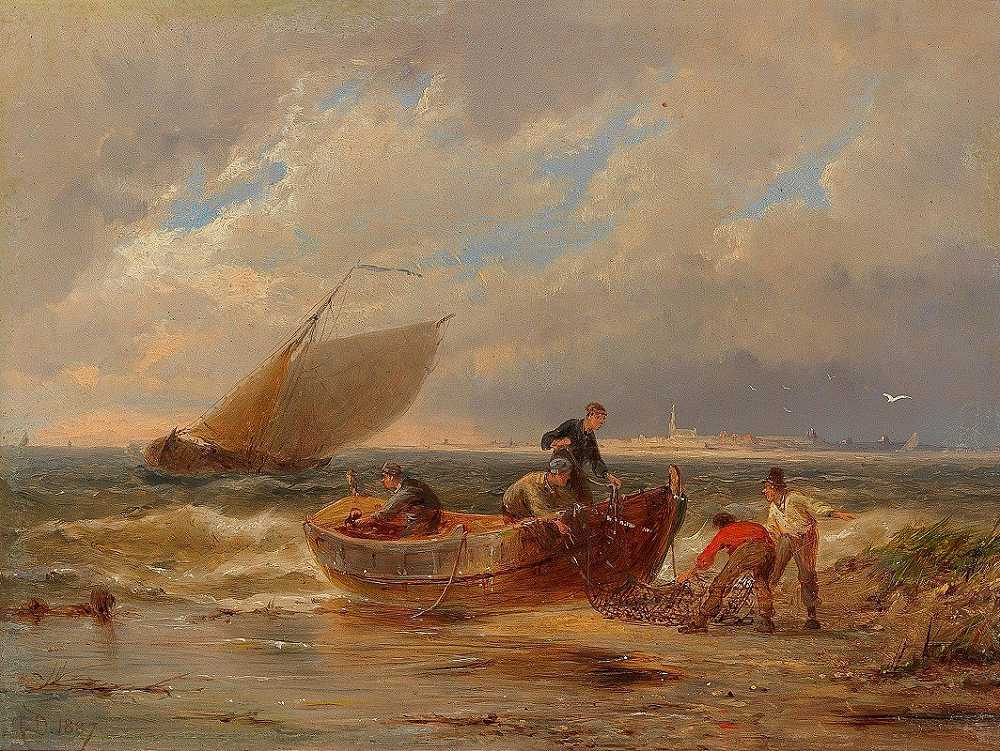 《抵达费舍尔》（Pieter Cornelis Dommersen）