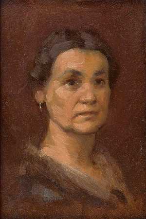 米兰·汤姆卡·米特罗夫斯克的《什罗巴罗娃夫人的肖像》