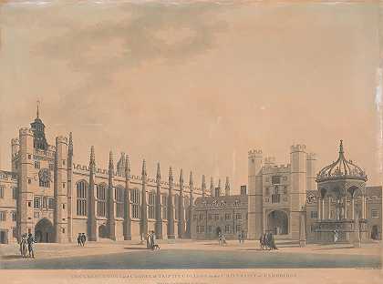 “剑桥大学小托马斯·马尔顿的《大法院和教堂》