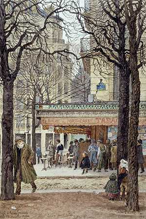 “Gassendi街和缅因大道（巴黎第十一大道）的拐角处。作者：Félix Brard