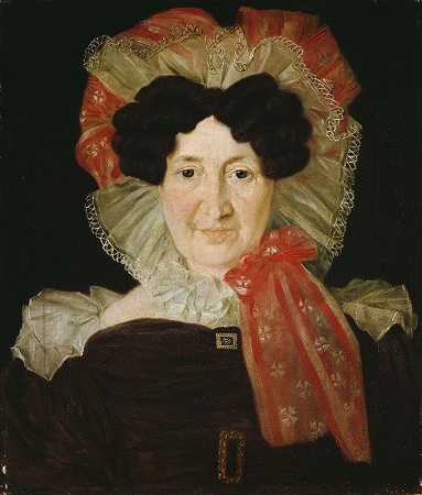 马蒂亚斯·斯托尔滕贝格（Matthias Stoltenberg）的《英格博格·莫伊尼琴夫人肖像》