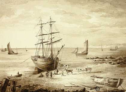 伊丽莎白·默里的《港口装货船》