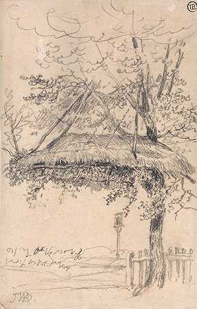 詹姆斯·沃德的《悬挂在树上的草屋》