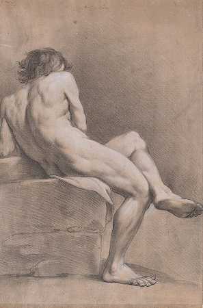 Giacomo Zoboli完成的坐姿男性研究