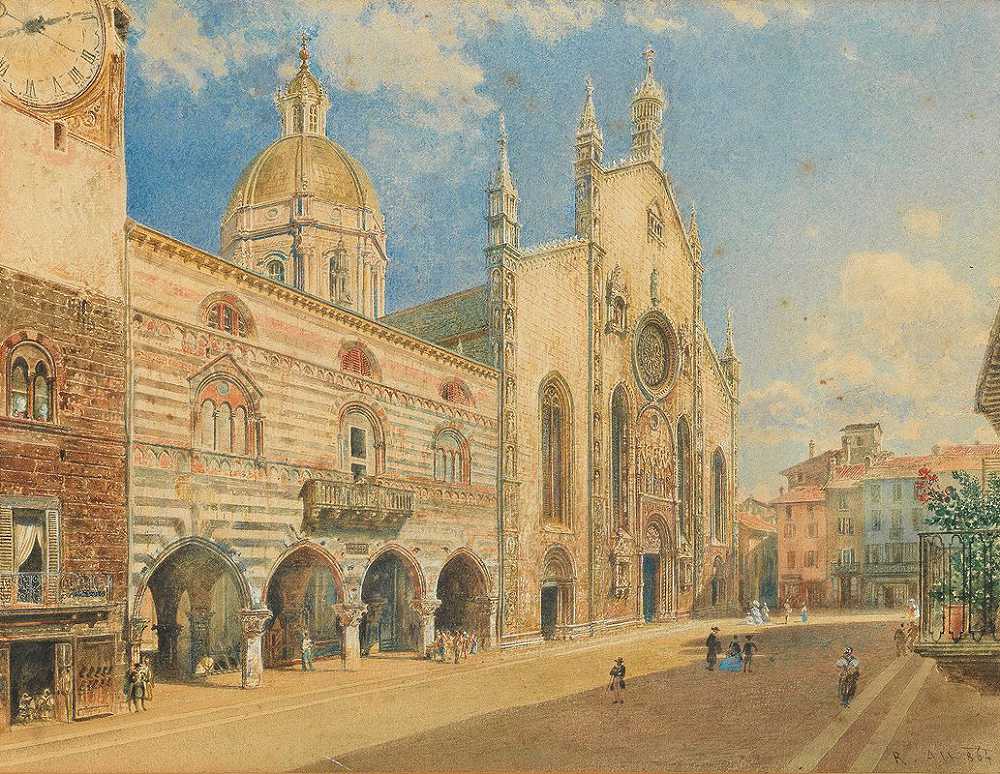 鲁道夫·冯·阿尔特的《科莫大教堂》