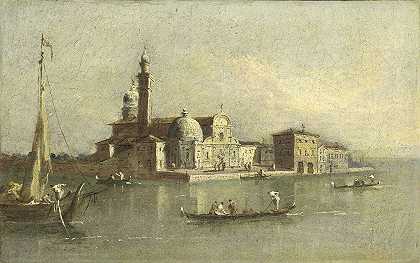 贾科莫·瓜尔迪（Giacomo Guardi）的《威尼斯圣米歇尔教堂》（Isola di San Michele in Venice）