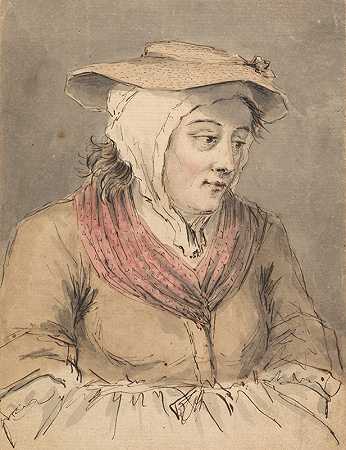 路易·菲利普·博伊塔德的《渔妇，围裙下的手》