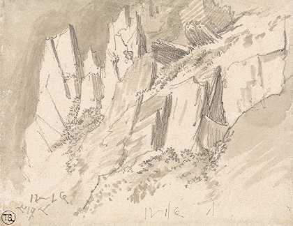詹姆斯·沃德的《崎岖的山坡》