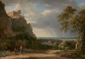 皮埃尔·亨利·德·瓦伦西内斯的《古典风景与人物雕塑》