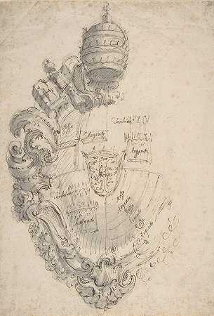 乔瓦尼·巴蒂斯塔·皮拉内西的《克莱门特十三世（雷佐尼科）纹章》