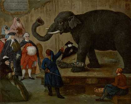 Pietro Longhi的《大象的展示》