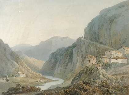 约瑟夫·马洛德·威廉·透纳的《登上泰尼瀑布》