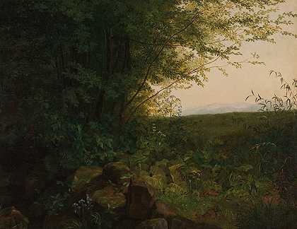 奥古斯特·海因里希的《森林边缘》