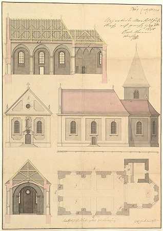 巴尔塔萨尔·诺伊曼为默克尔绍森教区教堂设计