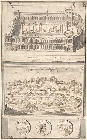 Jan Goeree的《马戏团的重建》（上图）和《场地视图》（下图）