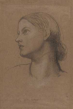 乔治·弗雷德里克·瓦茨的《年轻女人的头像》